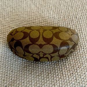 Coach sunglasses case.